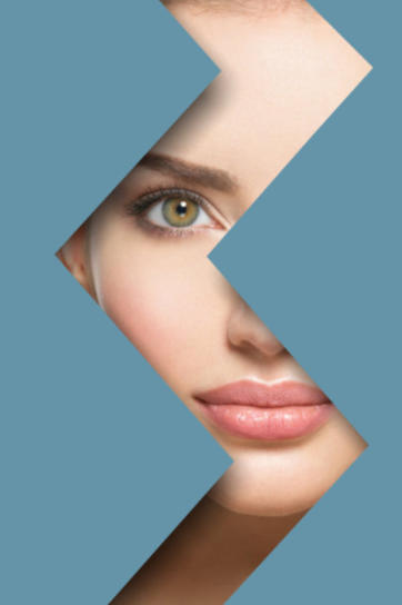young woman camel milk skin care