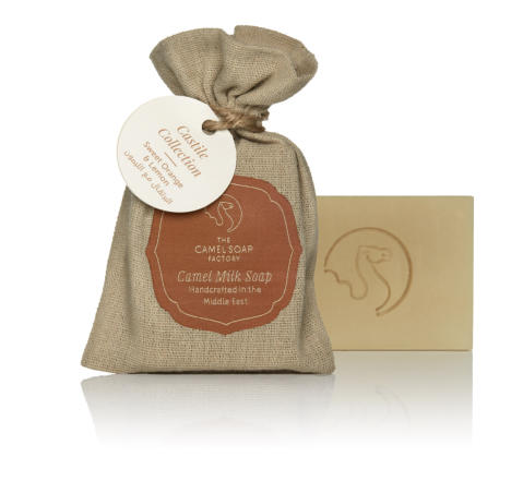 Kamelmilch - Naturseife Castile  Süße Orange und Zitrone