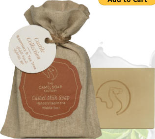 camel milk soap rosemary and tea tree