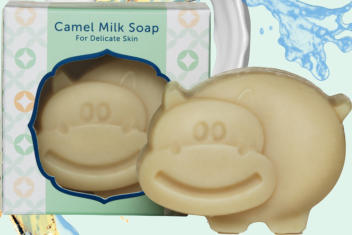Kamelmilch Natur - Kinder/Babyseife - Hippo